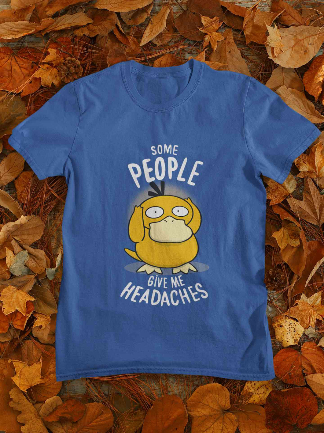 Some Peoples Give Me Headache Funny Graphic Mens Half Sleeves T-shirt- KidsFashionVilla