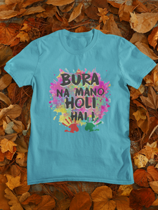 Bura Na Mano Holi Hai Mens Half Sleeves T-shirt- KidsFashionVilla