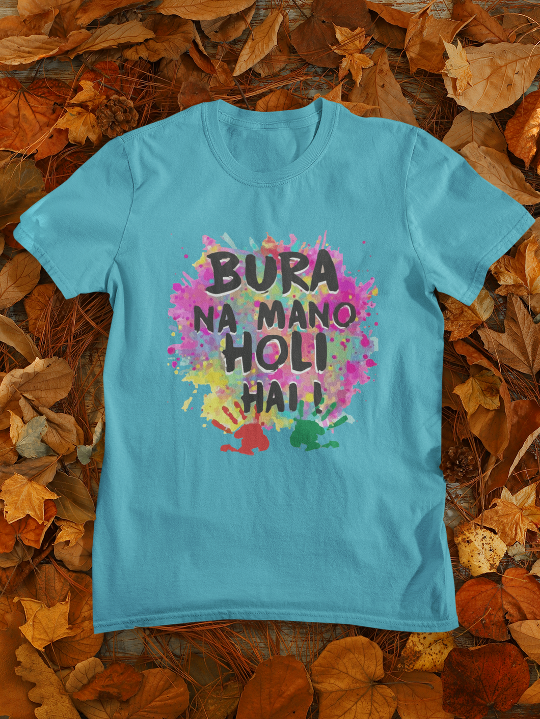 Bura Na Mano Holi Hai Mens Half Sleeves T-shirt- KidsFashionVilla