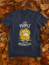 Load image into Gallery viewer, Some Peoples Give Me Headache Funny Graphic Mens Half Sleeves T-shirt- KidsFashionVilla
