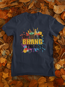 The Big Bhang Theory Holi Women Half Sleeves T-shirt- KidsFashionVilla