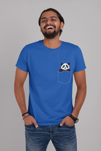 Load image into Gallery viewer, Panda Mens Half Sleeves T-shirt- KidsFashionVilla
