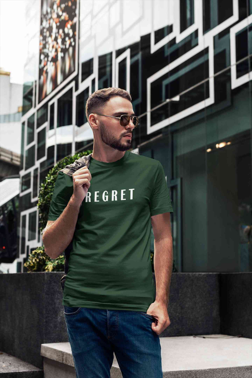 Regret Mens Half Sleeves T-shirt- KidsFashionVilla