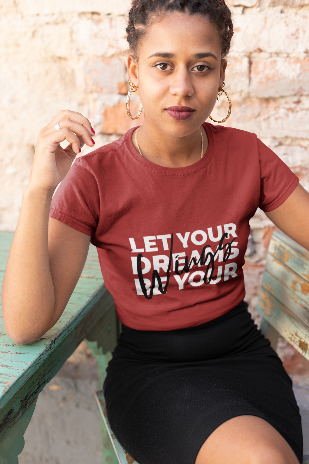 Let Your Dream Be Your Wings Women Half Sleeves T-shirt- KidsFashionVilla