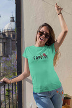 Load image into Gallery viewer, Forgive Women Half Sleeves T-shirt- KidsFashionVilla

