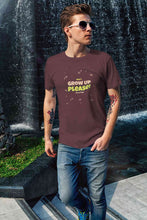 Load image into Gallery viewer, Do Not Grow Up Please It Is A Trap Mens Half Sleeves T-shirt- KidsFashionVilla
