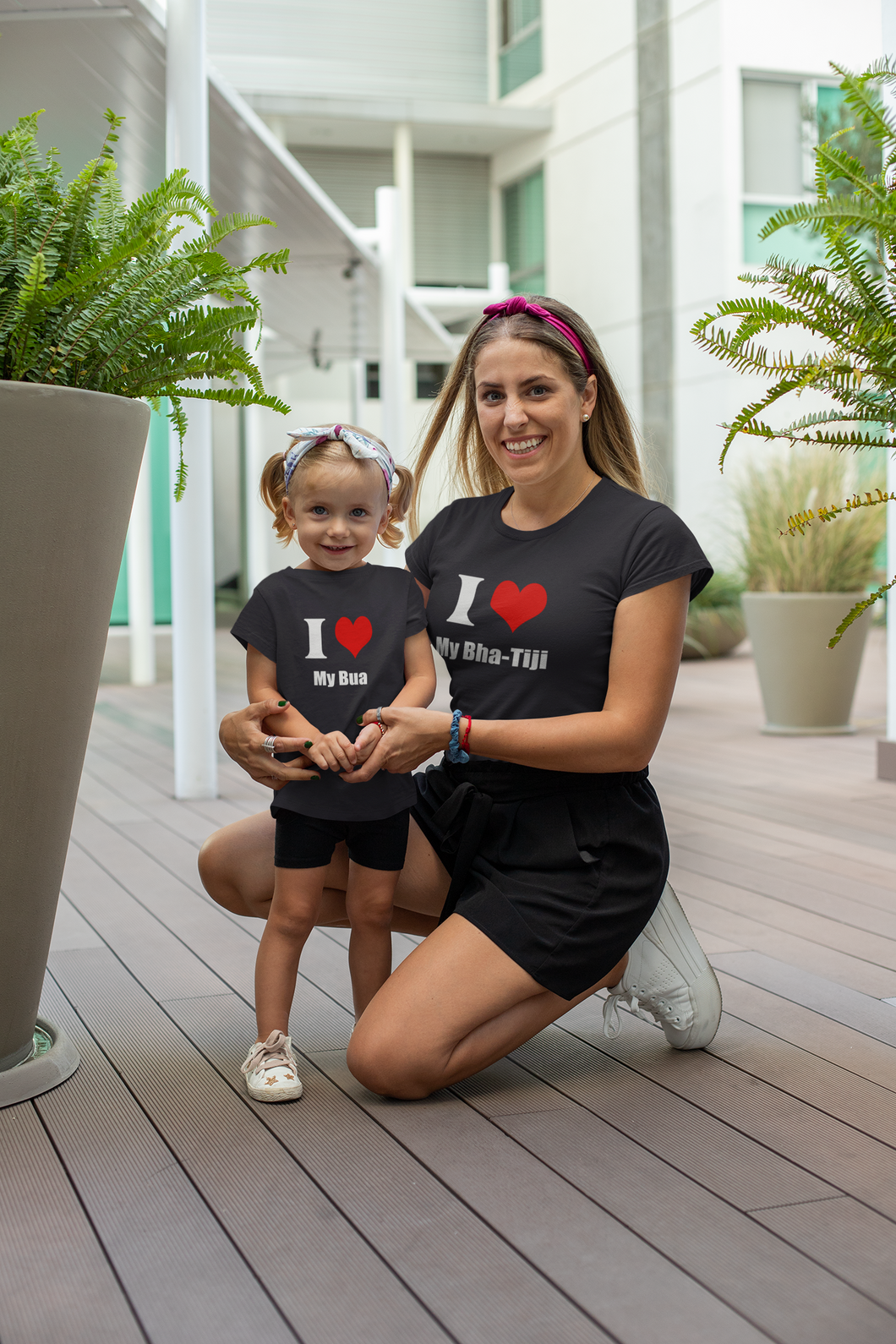 I Love My Bua Bhatiji Family Relation Matching T-Shirt- KidsFashionVilla