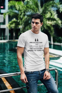 Architecture Visual Art Architect Profession Mens Half Sleeves T-shirt- KidsFashionVilla