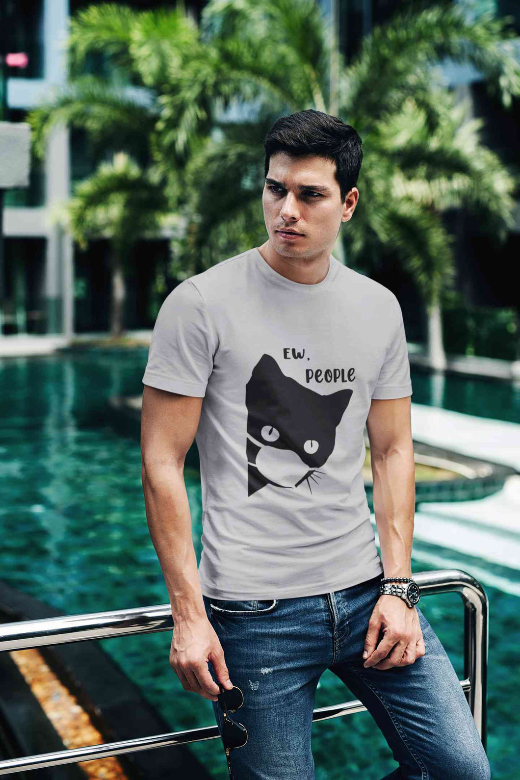 Ew People Mens Half Sleeves T-shirt- KidsFashionVilla