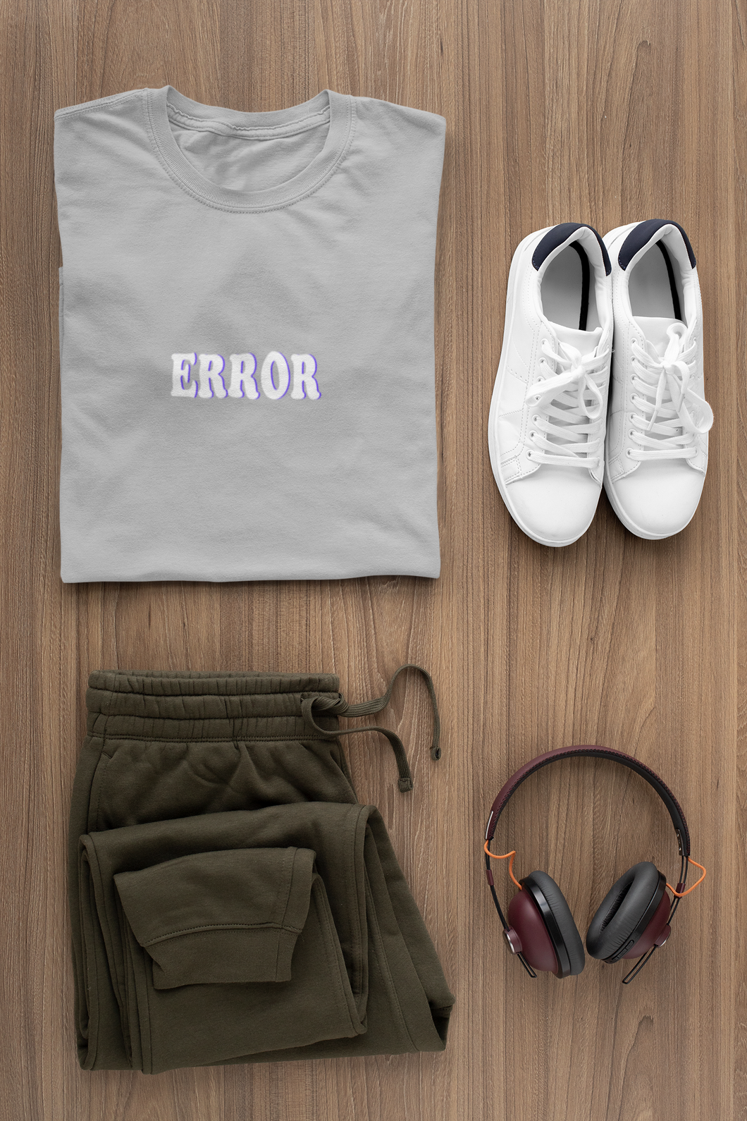 Error Minimal Mens Half Sleeves T-shirt- KidsFashionVilla