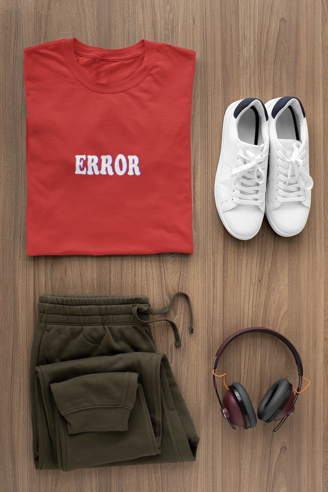 Error Minimal Mens Half Sleeves T-shirt- KidsFashionVilla