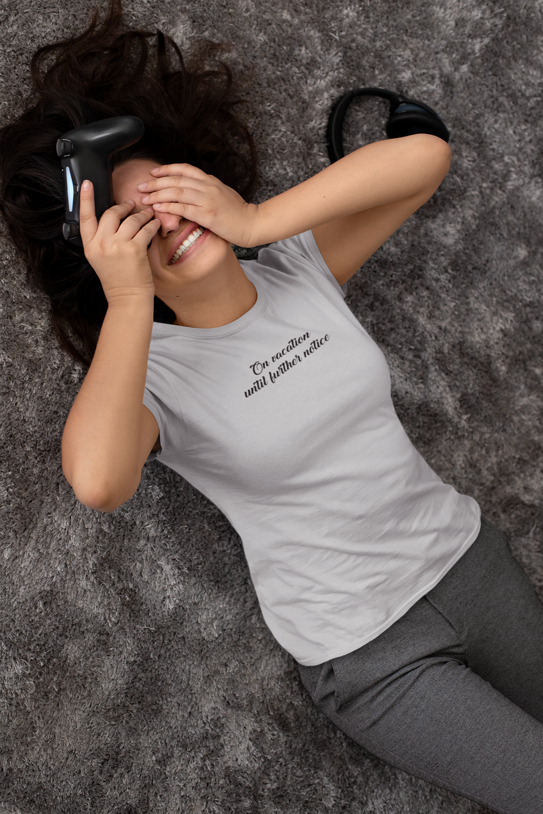 On Vacation Until Further Notice Quotes Women Half Sleeves T-shirt- KidsFashionVilla