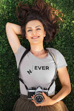 Load image into Gallery viewer, Never Women Half Sleeves T-shirt- KidsFashionVilla

