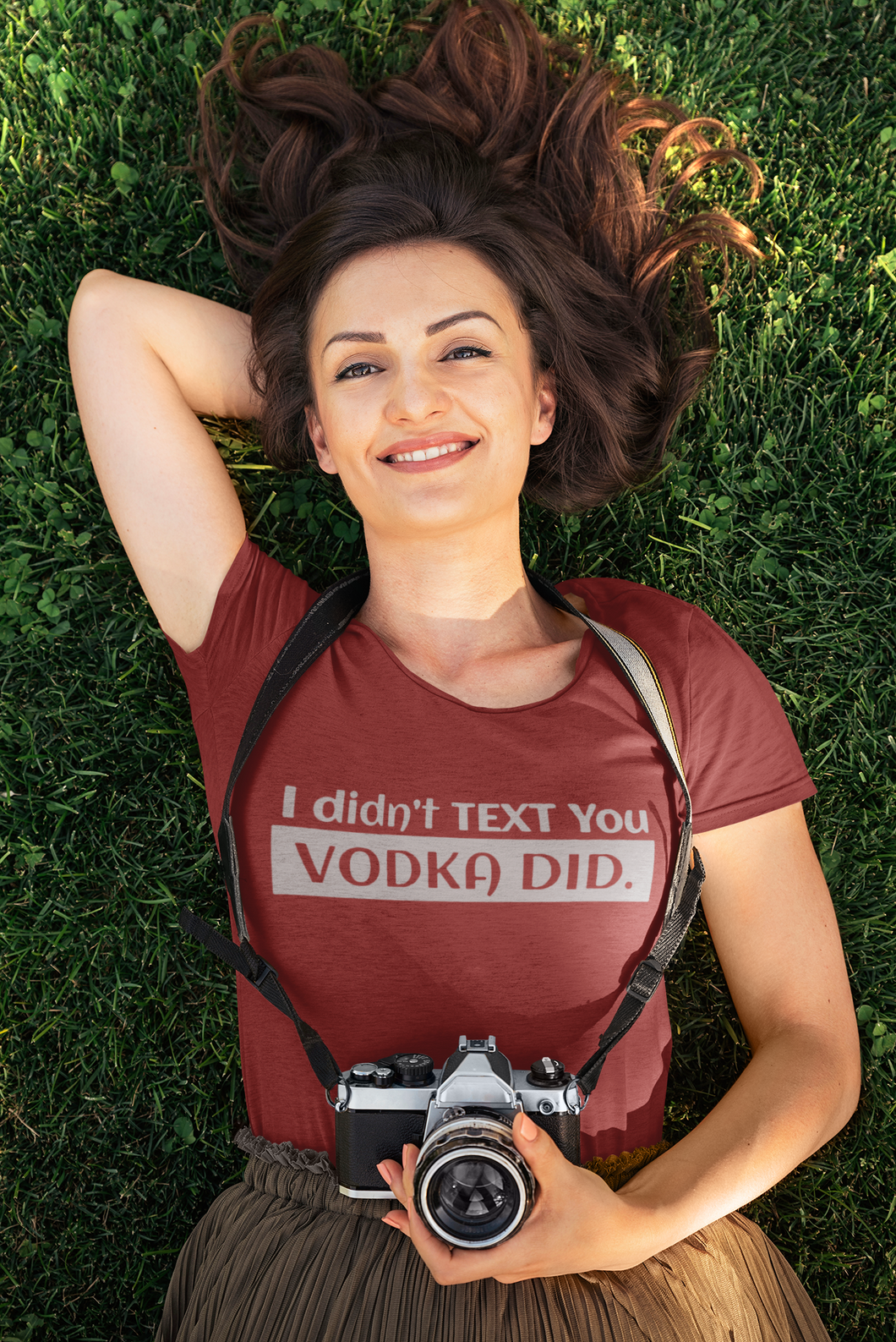 Vodka Women Half Sleeves T-shirt- KidsFashionVilla