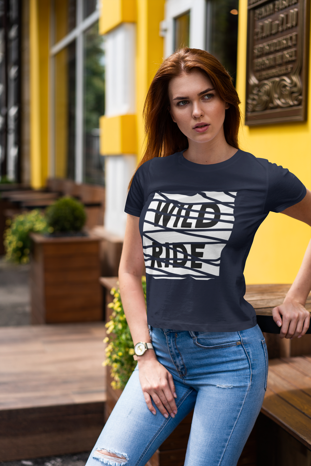 Wild Life Women Half Sleeves T-shirt- KidsFashionVilla