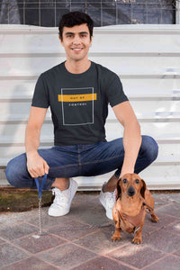 Out Of Control Mens Half Sleeves T-shirt- KidsFashionVilla