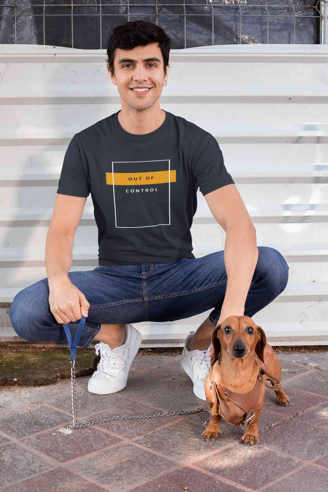 Out Of Control Mens Half Sleeves T-shirt- KidsFashionVilla