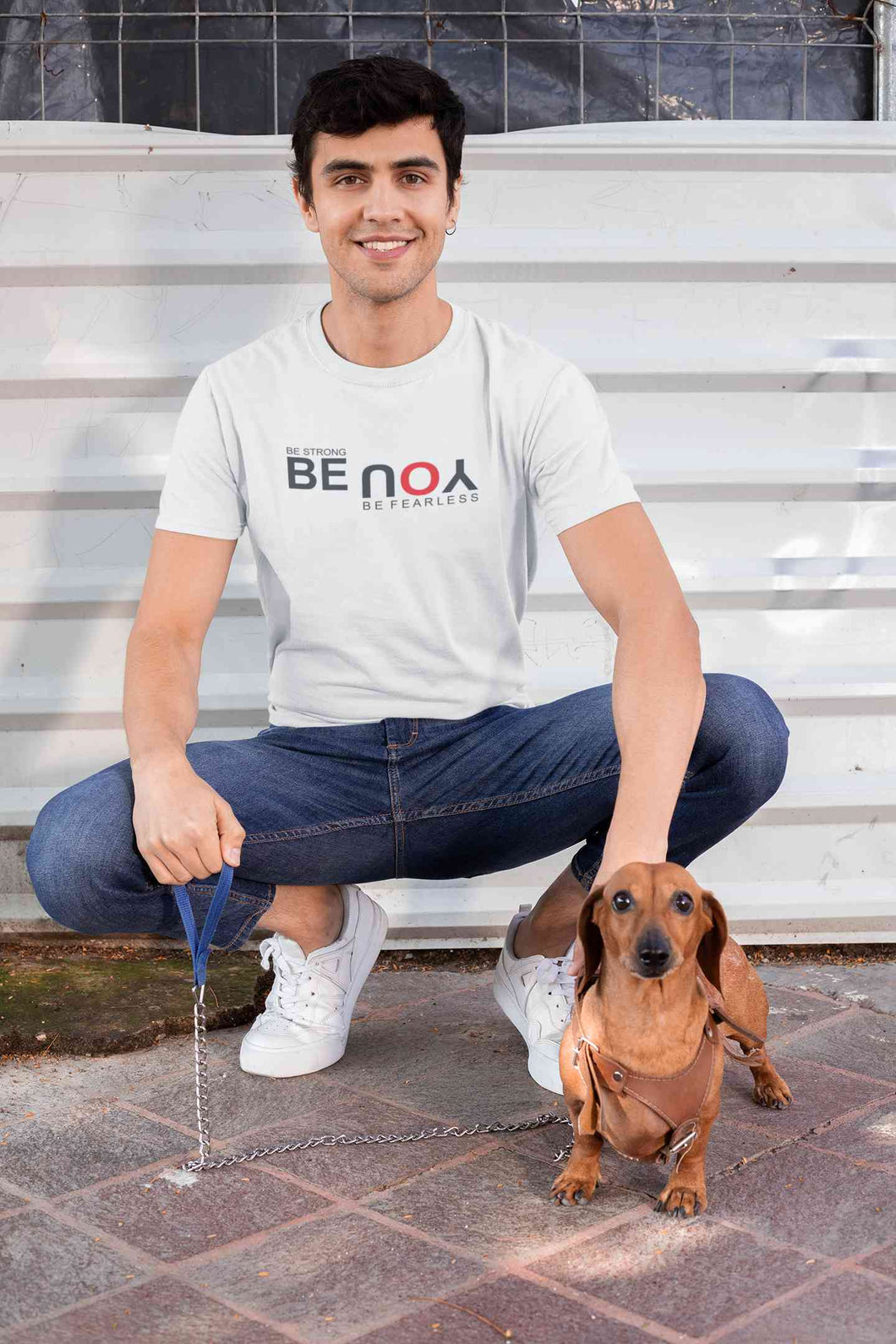 Be Fearless Be Strong Be You Mens Half Sleeves T-shirt- KidsFashionVilla