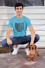 Load image into Gallery viewer, Attack On Titan Anime Mens Half Sleeves T-shirt- KidsFashionVilla
