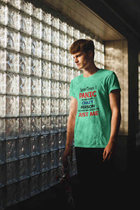 Crazy Person Funny Quotes Mens Half Sleeves T-shirt- KidsFashionVilla