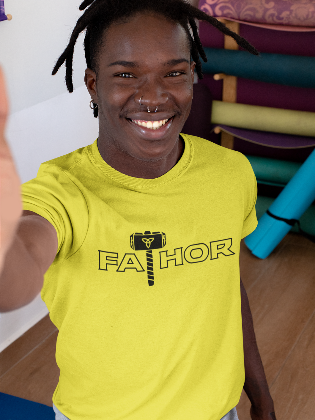 Fathor Mens Half Sleeves T-shirt- KidsFashionVilla