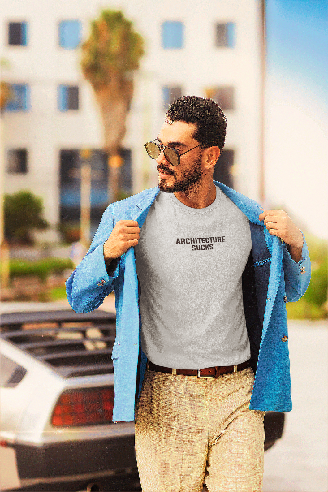 Architecture Sucks Architect Profession Mens Half Sleeves T-shirt- KidsFashionVilla