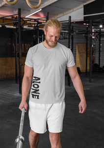 Alone Mens Half Sleeves T-shirt- KidsFashionVilla