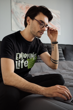 Load image into Gallery viewer, Enjoying Life Mens Half Sleeves T-shirt- KidsFashionVilla

