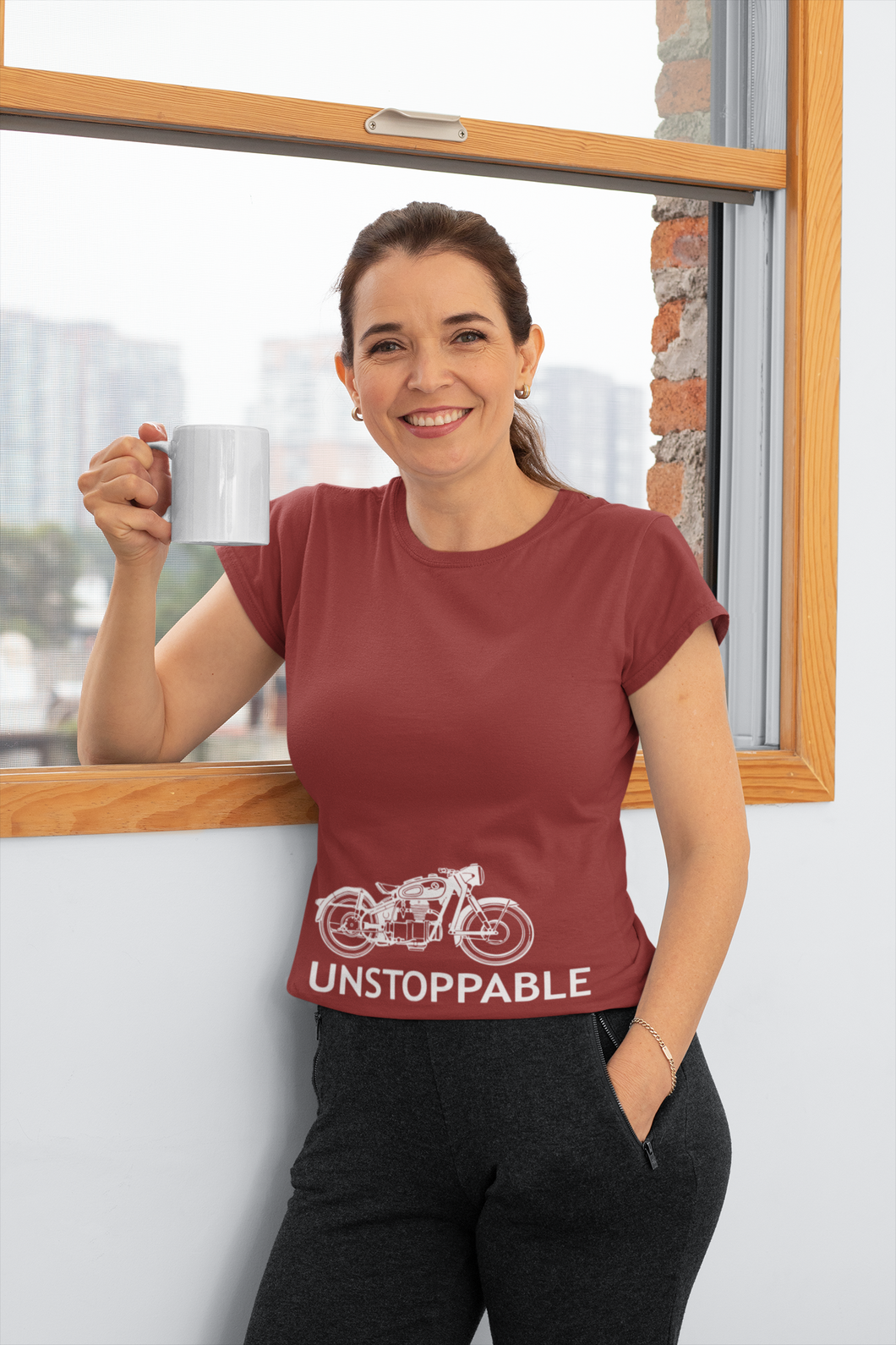 Unstoppable Women Half Sleeves T-shirt- KidsFashionVilla