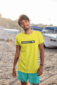 Password Mens Half Sleeves T-shirt- KidsFashionVilla