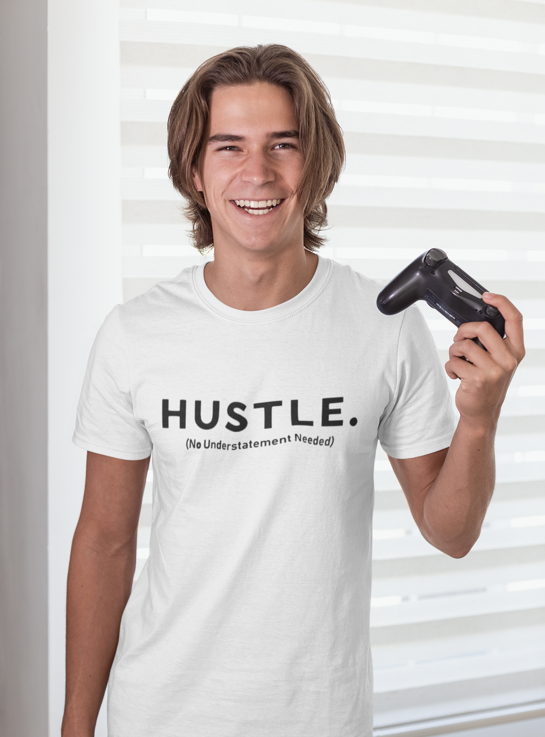 Hustle Mens Half Sleeves T-shirt- KidsFashionVilla