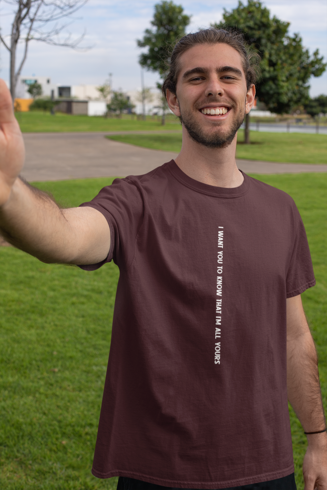 I Want You To Know That I Am All Yours Quotes Mens Half Sleeves T-shirt- KidsFashionVilla