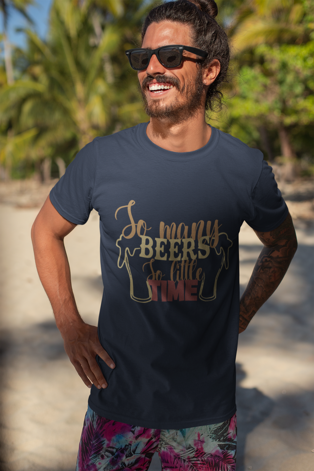 So Many Beers Mens Half Sleeves T-shirt- KidsFashionVilla