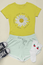 Load image into Gallery viewer, Wonderful World And I Think To My Self What A Slogan Women Half Sleeves T-shirt- KidsFashionVilla
