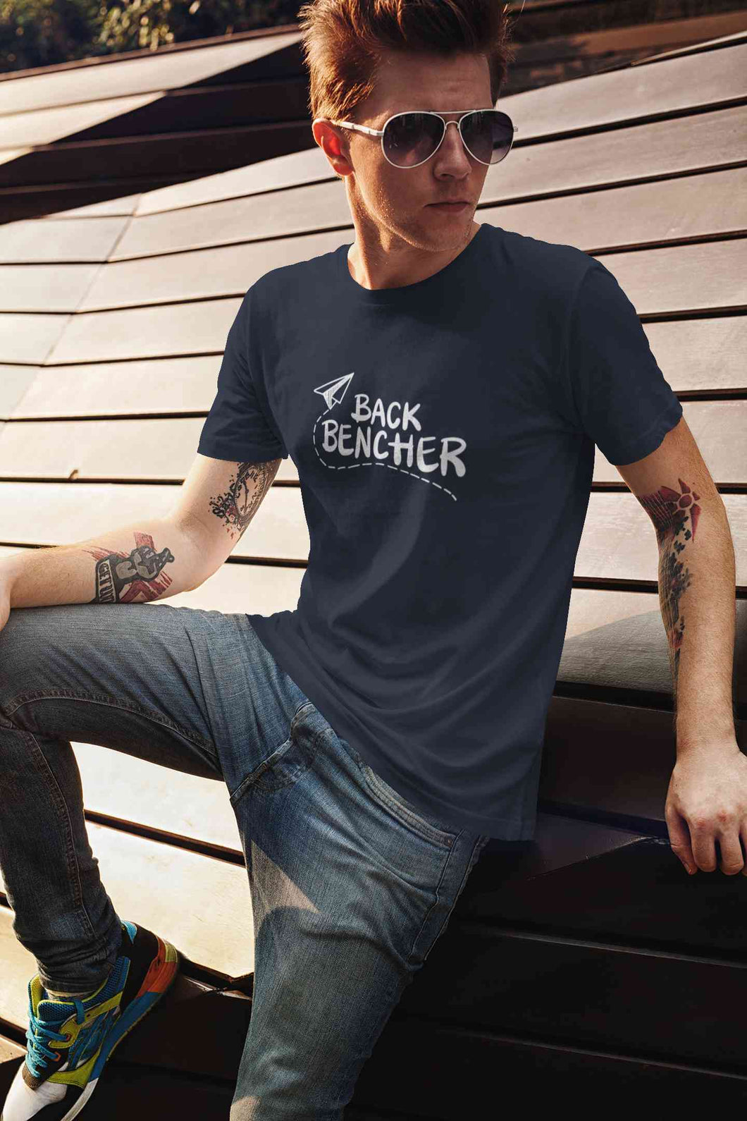 Back Bencher Mens Half Sleeves T-shirt- KidsFashionVilla
