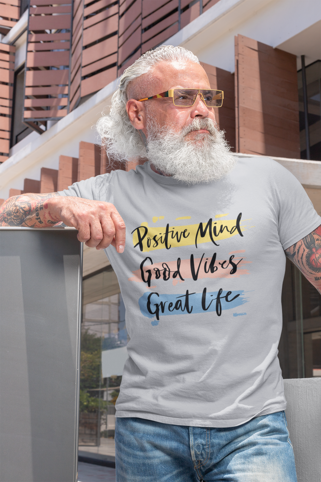 Good Vibes Mens Half Sleeves T-shirt- KidsFashionVilla