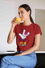 Load image into Gallery viewer, Retro 30s Inspired Graphic Women Half Sleeves T-shirt- KidsFashionVilla
