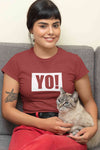 Yo Women Half Sleeves T-shirt- KidsFashionVilla