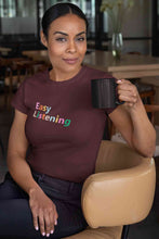 Load image into Gallery viewer, Easy Listening Women Half Sleeves T-shirt- KidsFashionVilla
