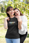 Choose Happy Always Women Half Sleeves T-shirt- KidsFashionVilla