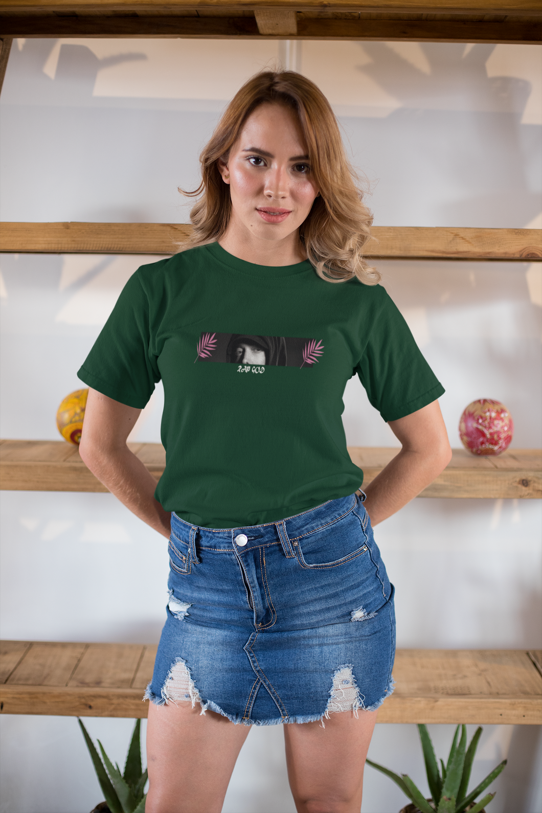 Eminem Rap God Minimal Women Half Sleeves T-shirt- KidsFashionVilla