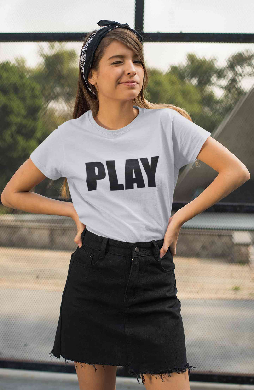 Play Women Half Sleeves T-shirt- KidsFashionVilla