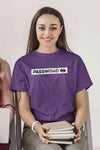 Password Women Half Sleeves T-shirt- KidsFashionVilla