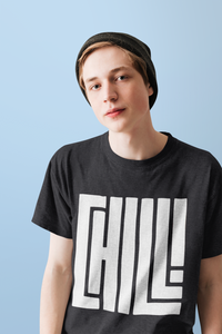 Chill Mens Half Sleeves T-shirt- KidsFashionVilla
