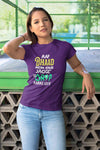 Aap Bhaad Mein Khud Jaoge Ya Drop Karke Ke Aaye Funny Dialogue Women Half Sleeves T-shirt- KidsFashionVilla