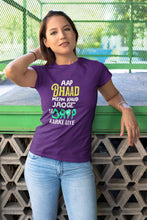 Load image into Gallery viewer, Aap Bhaad Mein Khud Jaoge Ya Drop Karke Ke Aaye Funny Dialogue Women Half Sleeves T-shirt- KidsFashionVilla
