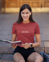 Books Not Guns Minimal Women Half Sleeves T-shirt- KidsFashionVilla
