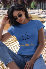 Load image into Gallery viewer, You Decide Women Half Sleeves T-shirt- KidsFashionVilla

