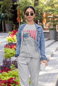 Eagle Women Half Sleeves T-shirt- KidsFashionVilla