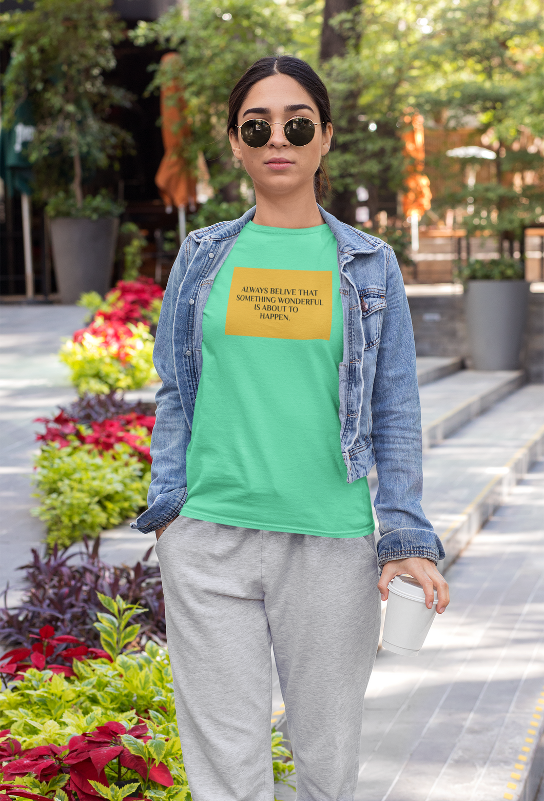 Always Believe Quotes Women Half Sleeves T-shirt- KidsFashionVilla